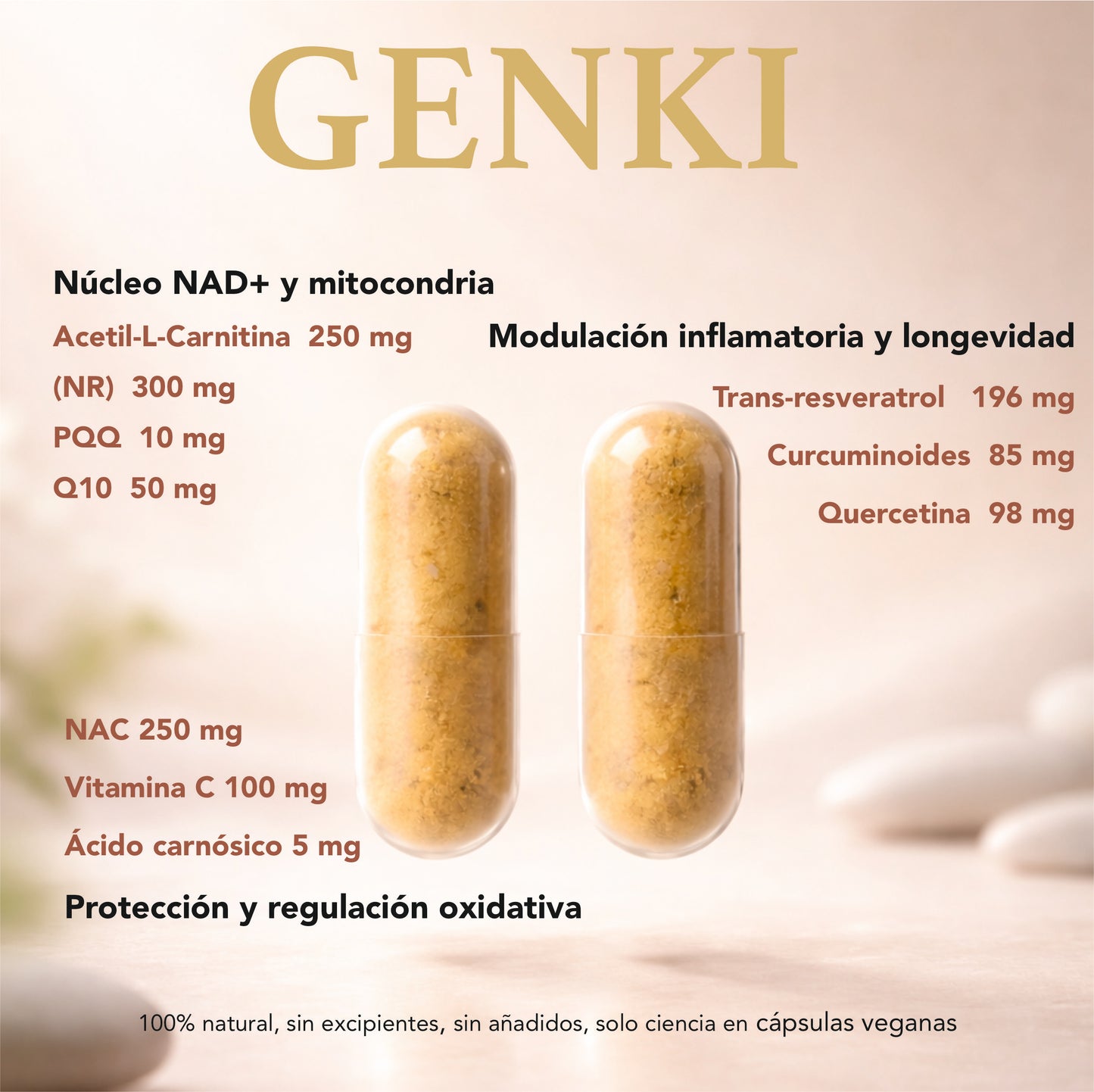 Noo·Tao Genki · Fórmula avanzada de energía celular